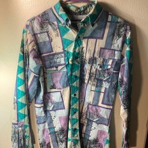 Vintage Wrangler Button Up